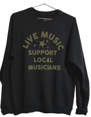 Live Music Crew Sweatshirt