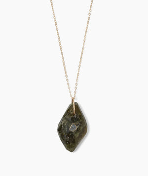 14k Green Garnet Necklace - The Collective Park City