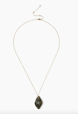 14k Green Garnet Necklace - The Collective Park City