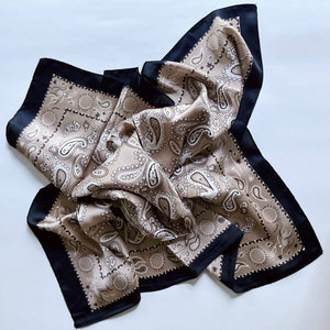 Silky Muse Satin Square Scarf