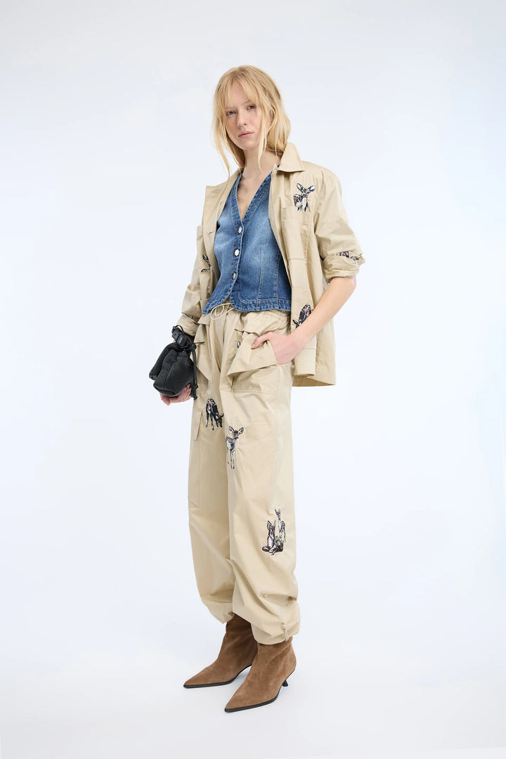 Cassia Tailored Denim Blouse
