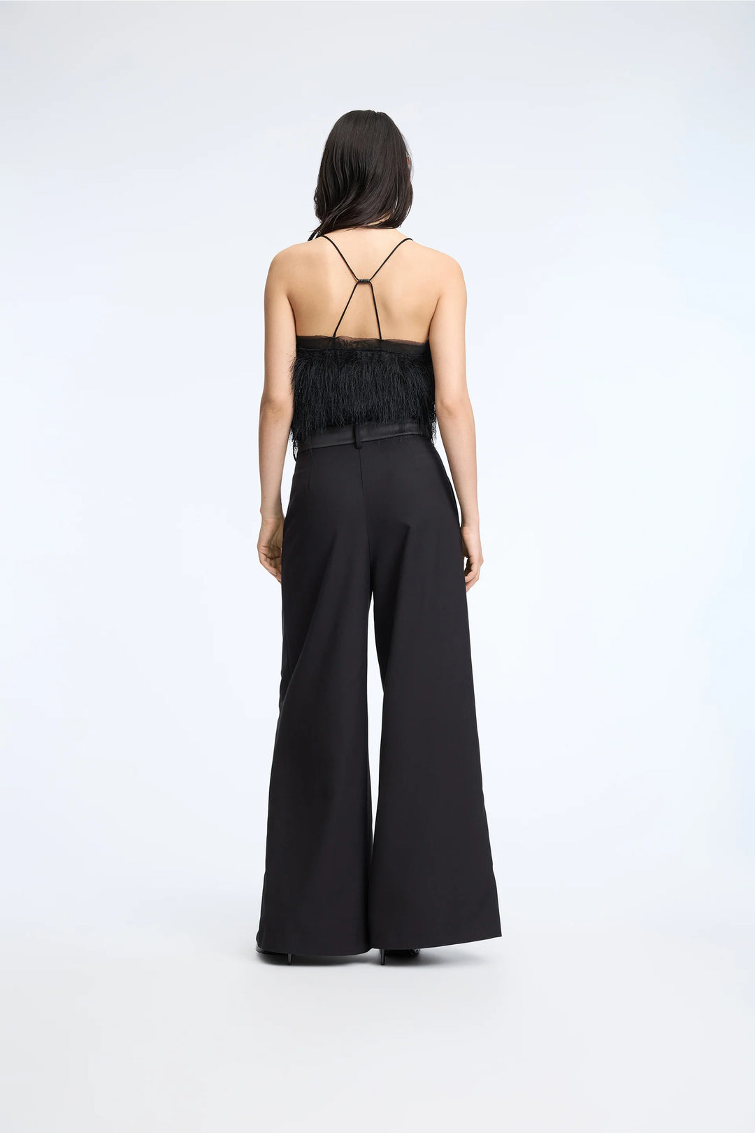 Charmy Wide-Leg Trouser - Black