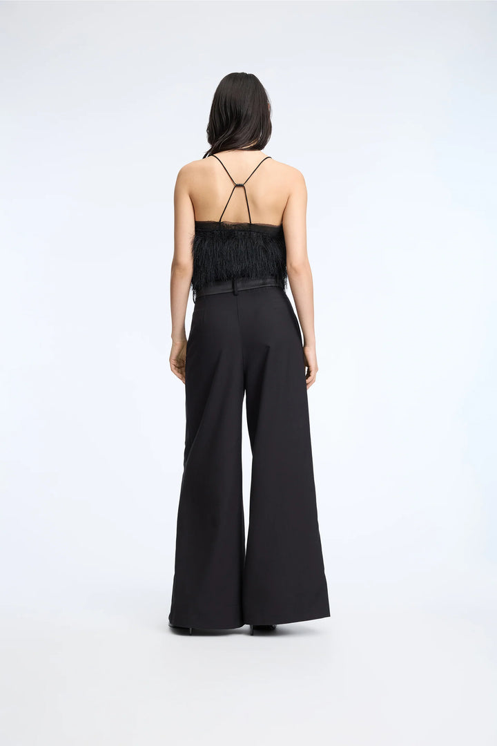 Charmy Wide-Leg Trouser - Black
