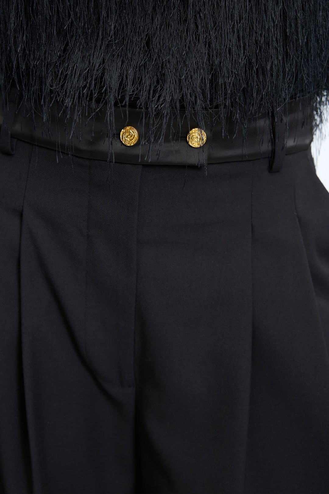 Charmy Wide-Leg Trouser - Black