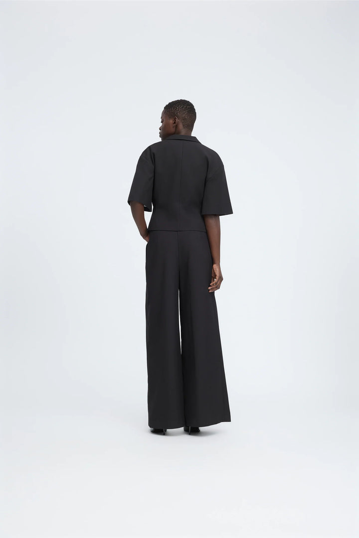 Coralie Tailored Blouse - Black