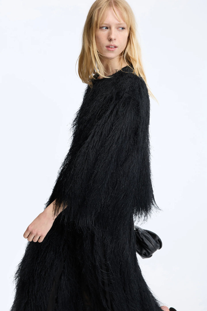 Cyanna Feathered Jacket