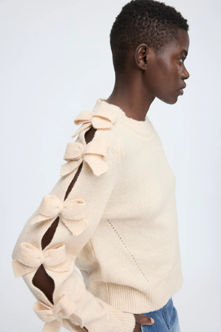 Corah Knit Blouse - Cream