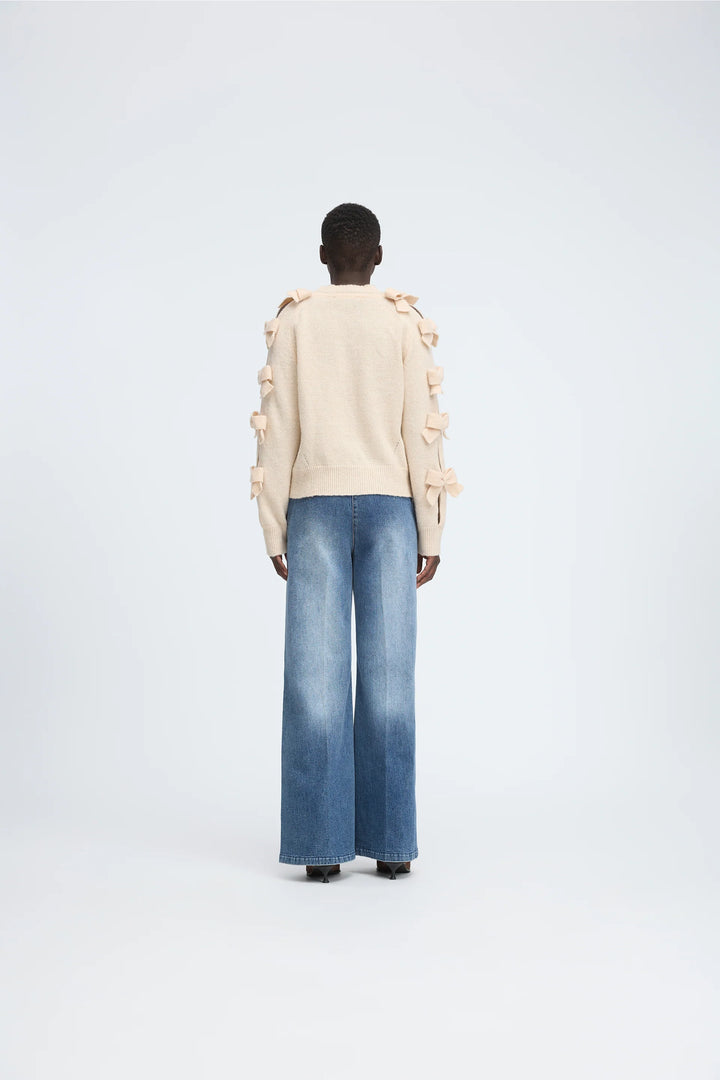 Corah Knit Blouse - Cream