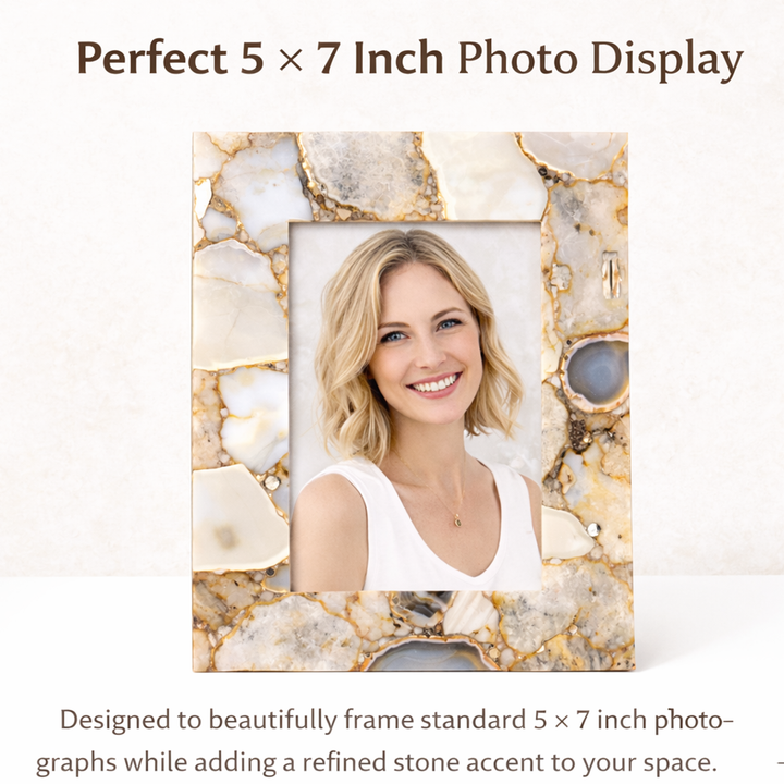 Brown Agate Photo Frame - 5x7.