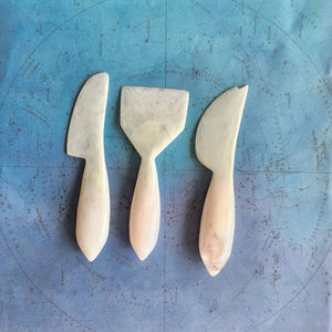 3 - Piece Cheese Knives Set - Resin Charcuterie Tools: Indigo - The Collective Park City