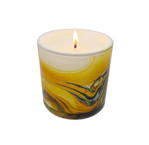 Neroli & Marigold 14 oz. Swirl Glass Candle