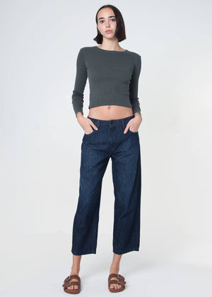 Maggie Cropped Balloon Jean - Iowa