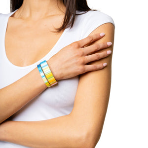 Spring Sunset Tile Bracelet Assortment