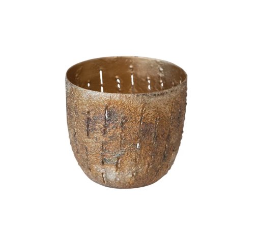 4" Round Metal Candle Holder - The Collective Park City