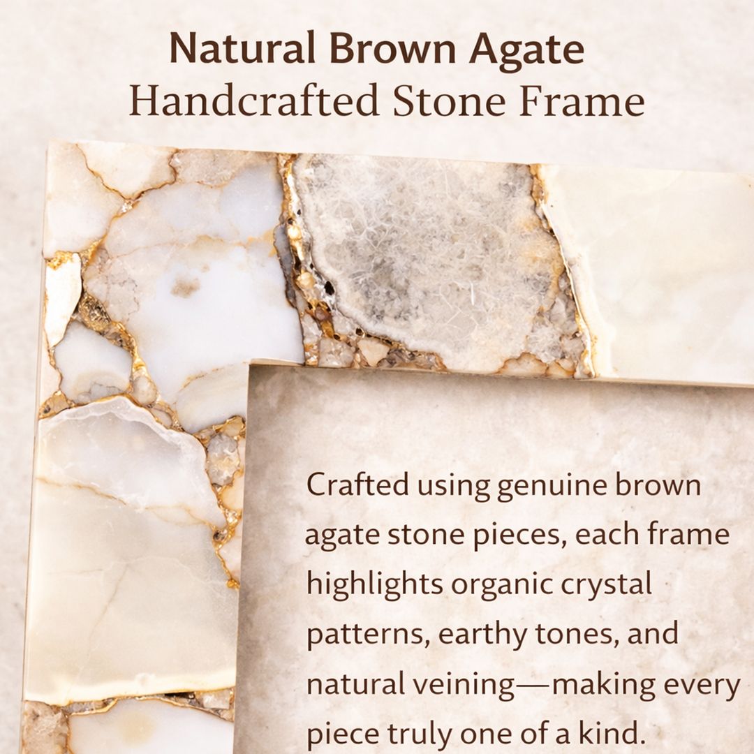 Brown Agate Photo Frame - 5x7.
