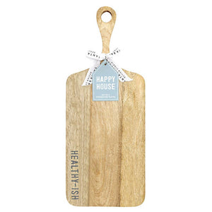 Face to Face Wood Charcuterie Board - Healthy-ish
