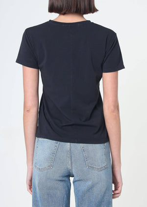 Supima Cotton Crew Neck Tee - Vintage Black