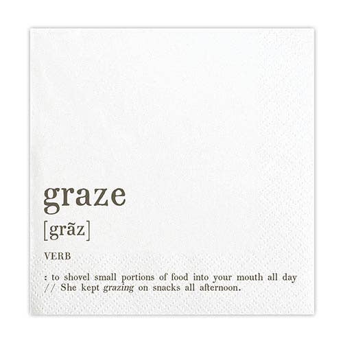 Cocktail Napkin - Graze