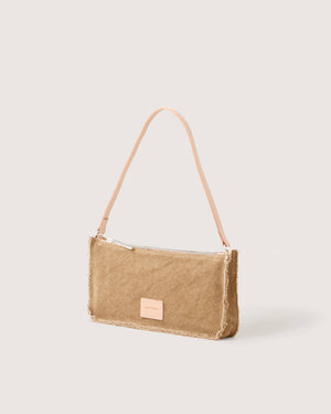 Canvas Shoulder Bag- Sand