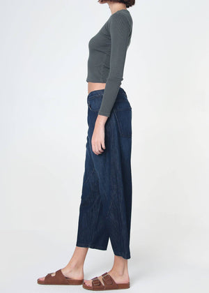 Maggie Cropped Balloon Jean - Iowa