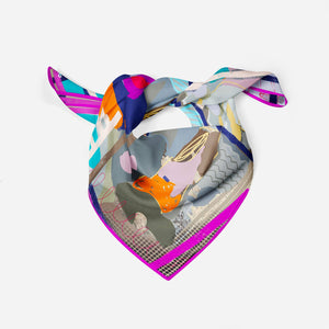 Silk Bandana Scarf in Vail