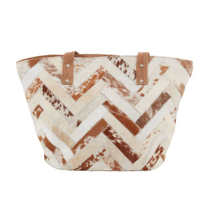 Natural Beauty Hair-On Leather Bag