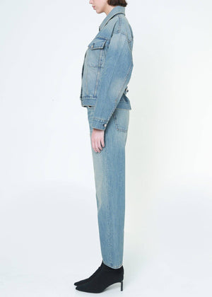 Taylor Boxy Straight Fit Jean - Key West
