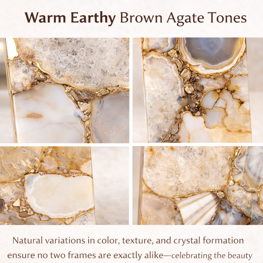 Brown Agate Photo Frame - 5x7.