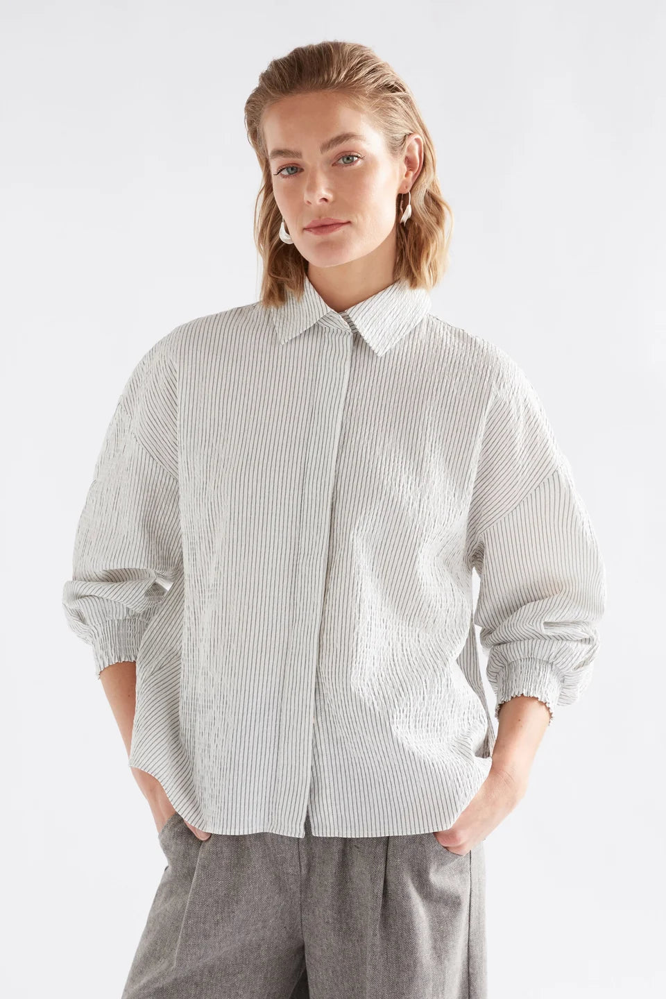 Erden Button-Down Blouse