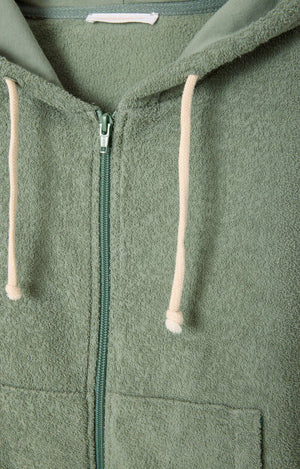 Boby Park Zip-Up Hoodie - Clay