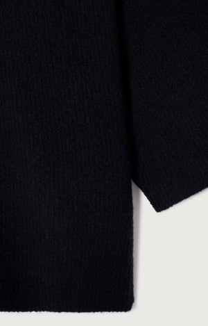Damsville Short-Sleeve Sweater - Noir