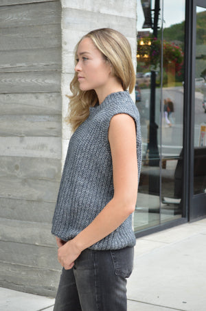 Sweater Vest - Charcoal
