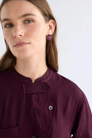 Glynn Small-Hoop Earring - Shiraz