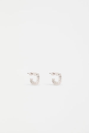 Hiva Mini-Hoop Earring - Silver