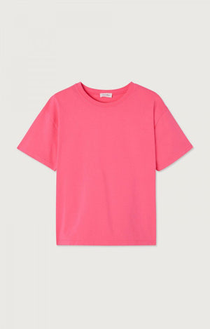 Fiz Valley Cotton T-Shirt - Flourescent Rose