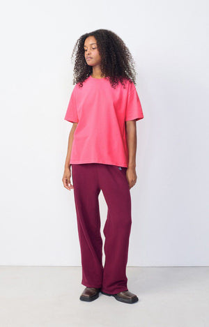 Fiz Valley Cotton T-Shirt - Flourescent Rose
