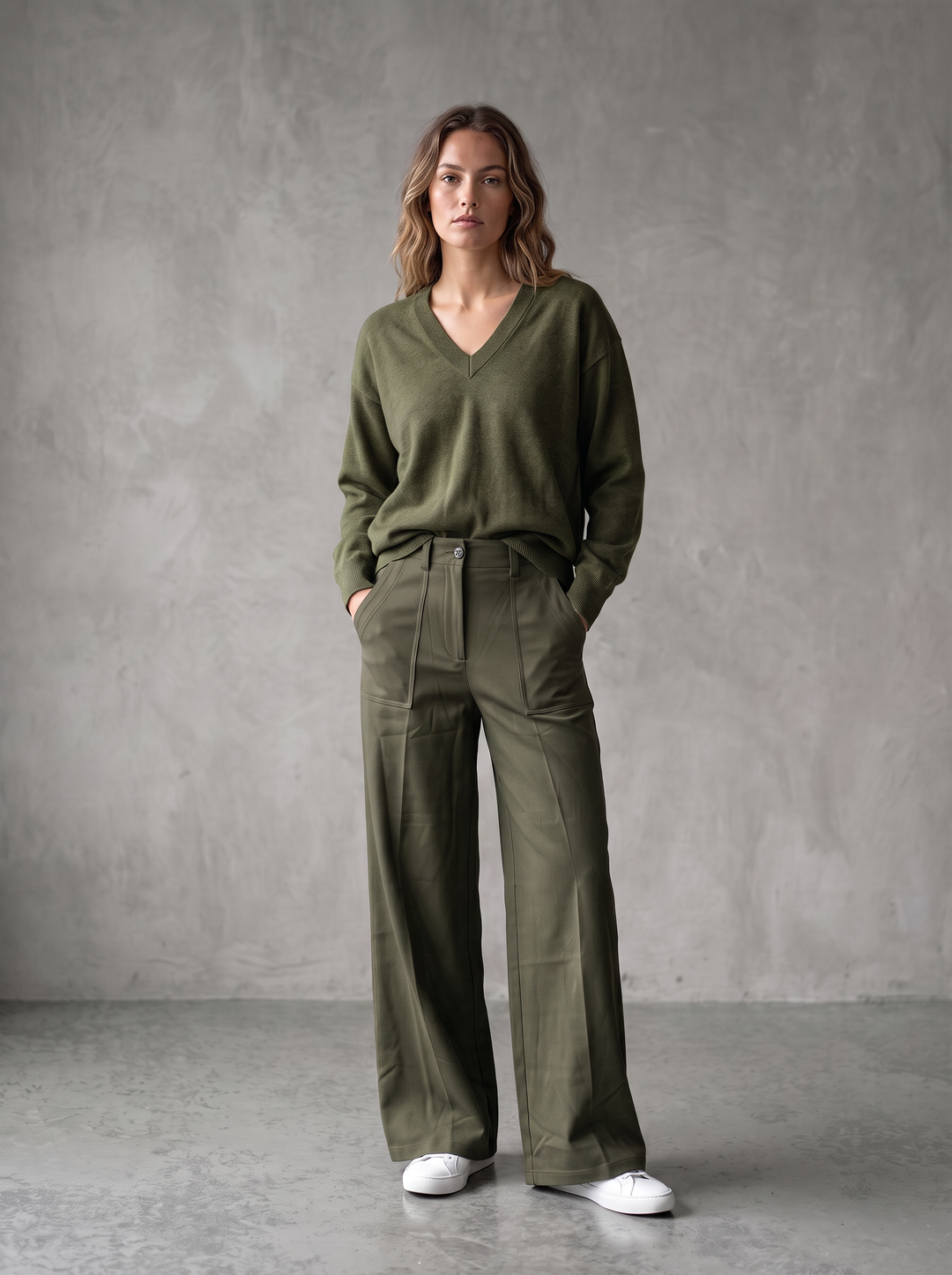Utility Wide Leg Trouser Pant