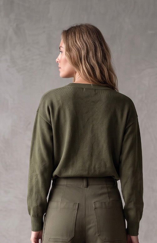 Soft Boyfriend Vneck Sweater