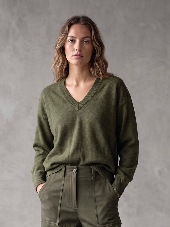Soft Boyfriend Vneck Sweater