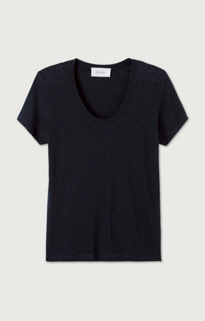 Jacksonville Scoop-Neck Tee - Noir