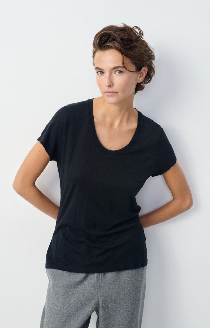 Jacksonville Scoop-Neck Tee - Noir