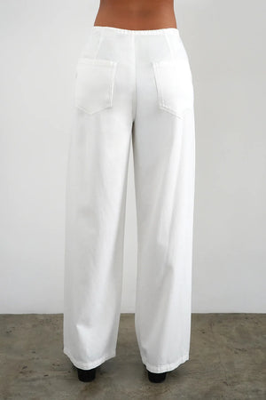 Dusty Soft Denim Pant - White