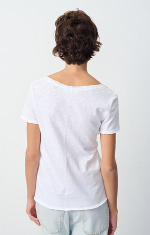 Sonoma V-Neck Tshirt - Blanc