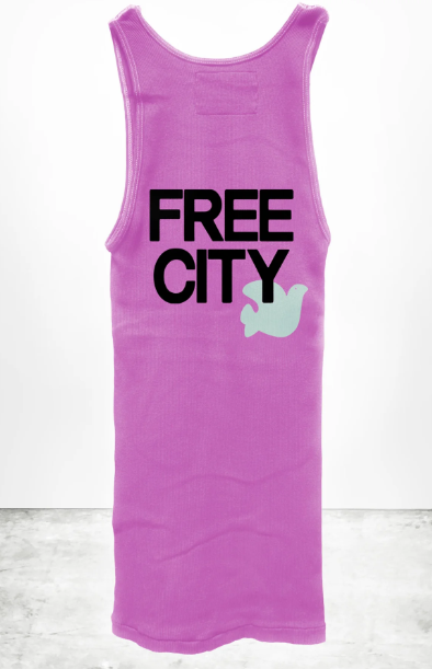 FREECITY FREE CITY Cotton Ribbed Logo Tank