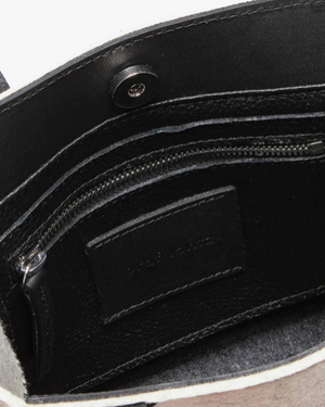 Jaunt Mini Merino Wool Felt Tote - Charcoal