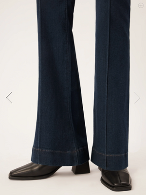 Bridget Bootcut High-Rise Long Jeans - Undertow