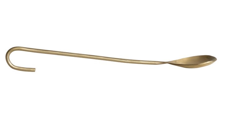 Hand-Forged Brass Spoon for Jars