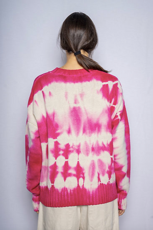 Pullover Cashmere Dyed Sweater - Pink