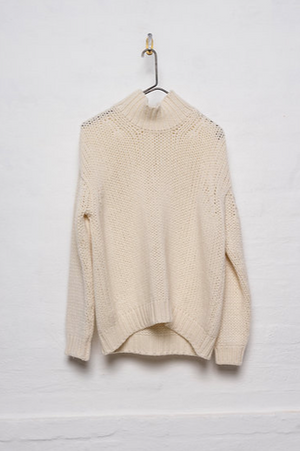 High Neck Cashmere Pullover