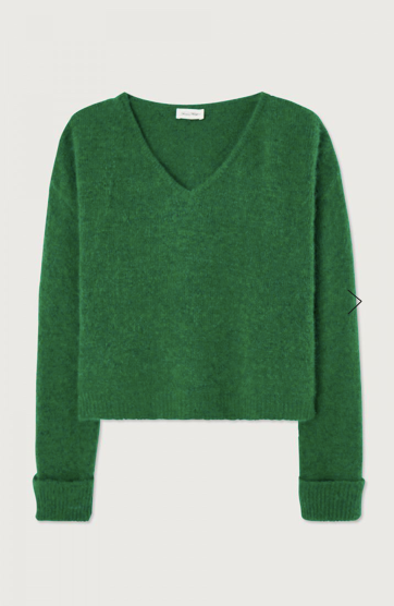 East V-neck Sweater - Pelouse